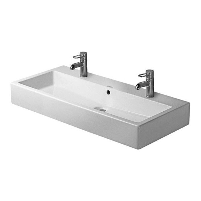 DURAVIT Vero Умывальник 1000 x 470 мм на 2 смесителя белый 48838₽