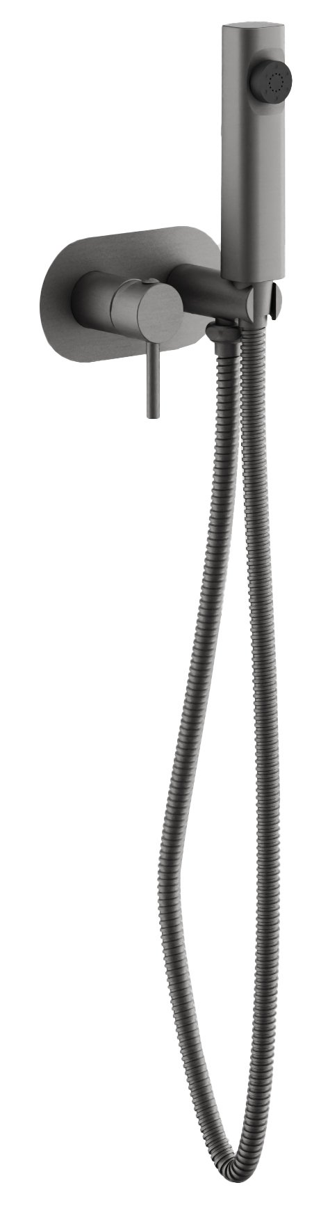 

Гигиенический душ BELZ B807 B55807-3 со смесителем, С ВНУТРЕННЕЙ ЧАСТЬЮ, оружейная сталь