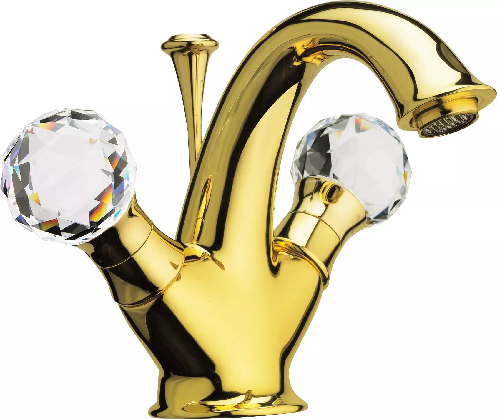 

Смеситель для раковины Webert Karenina KA700102010 золотой