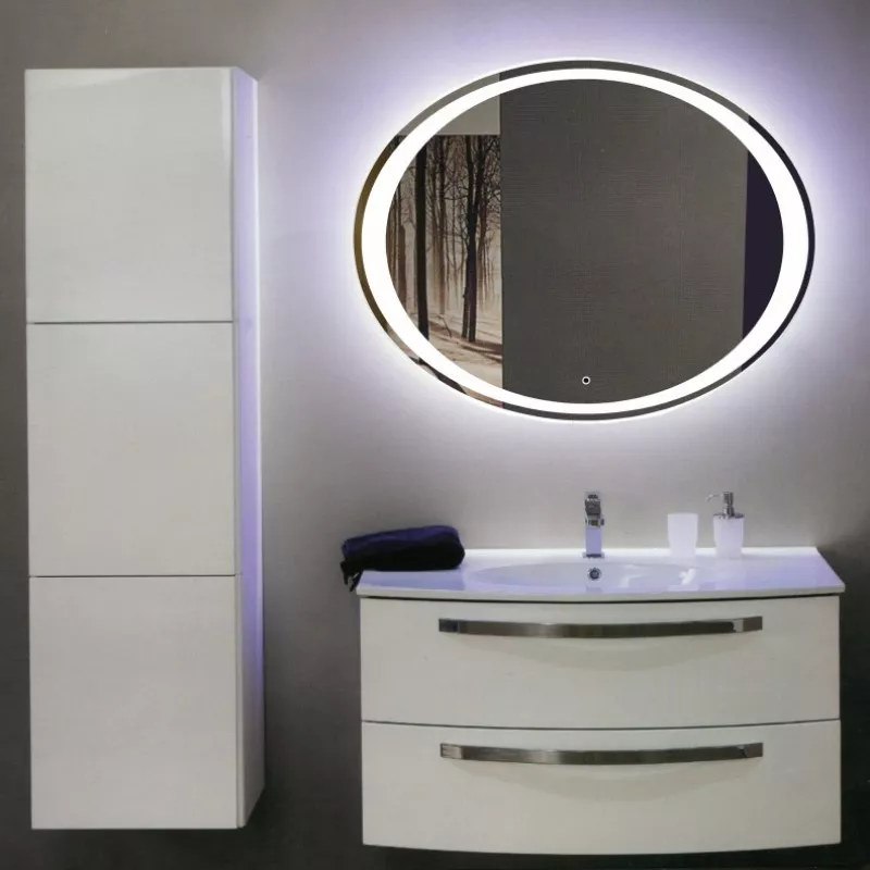 

Зеркало с LED подсветкой Relisan GLORIA Гл000024342, 90x70
