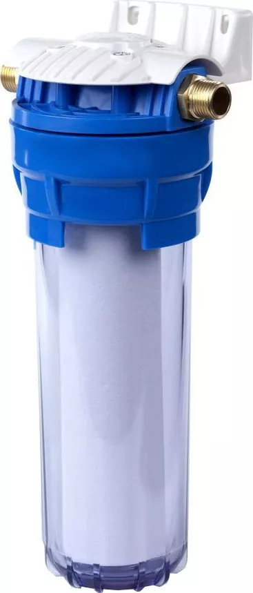 

Предфильтр Гейзер 1П 1/2" - 3/4" прозрачный