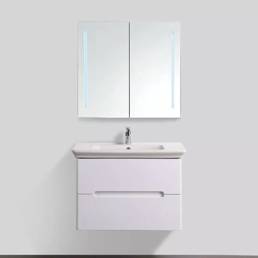 Мебель для ванной BelBagno Torino 80 bianco lucido, цвет белый - фото 1