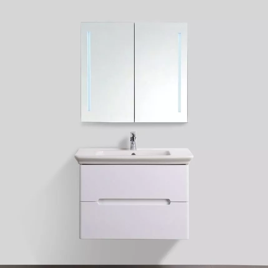 

Мебель для ванной BelBagno Torino 80 bianco lucido, Белый