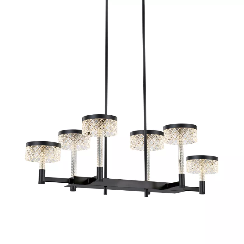 

Подвесная люстра Delight Collection MD21020075 MD21020075-6B matt black