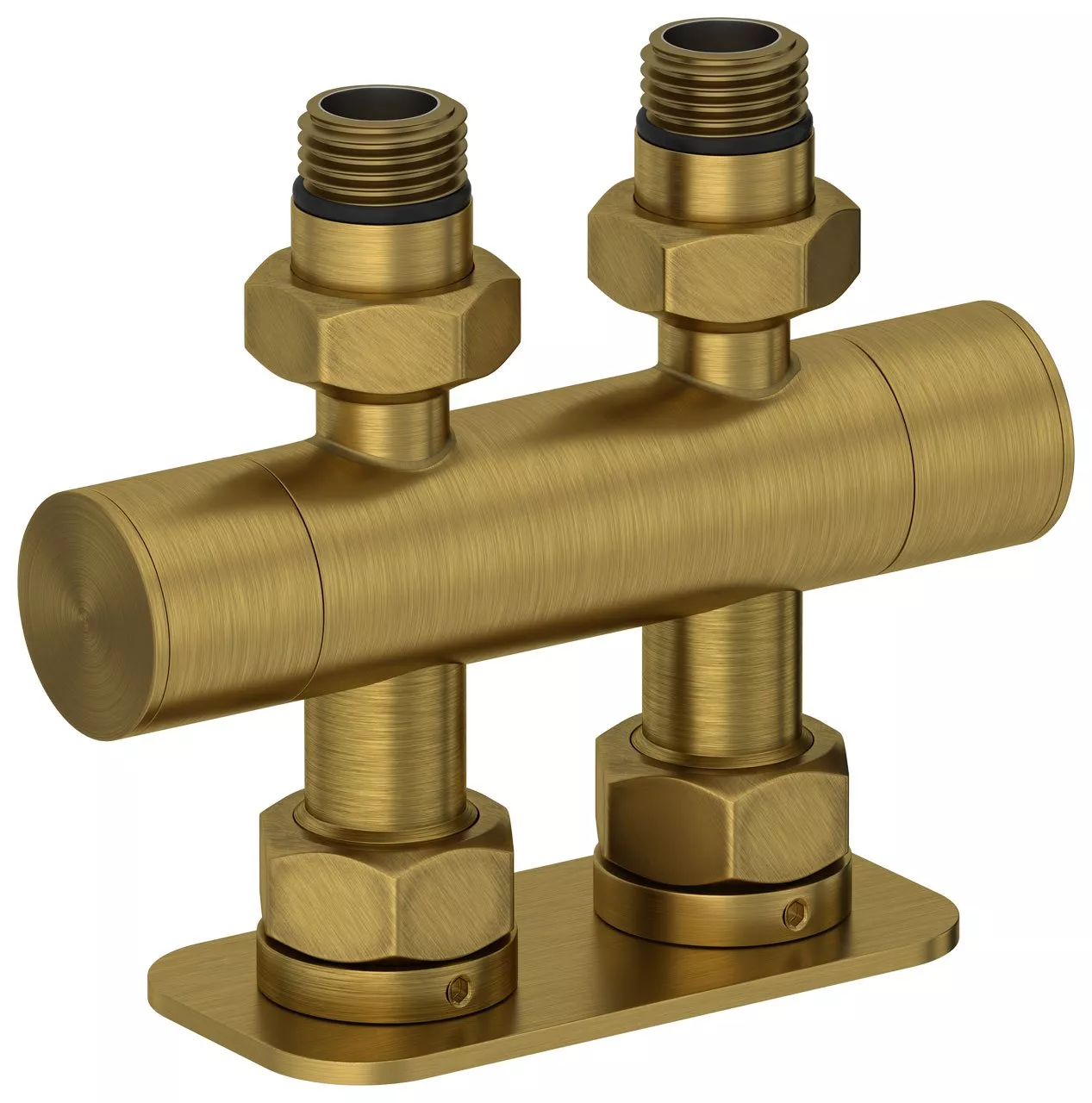 Вентиль Вентиль 2х12 прямой скрытый-скрытый EU50 Состаренная ЛАТУНЬ 20130₽