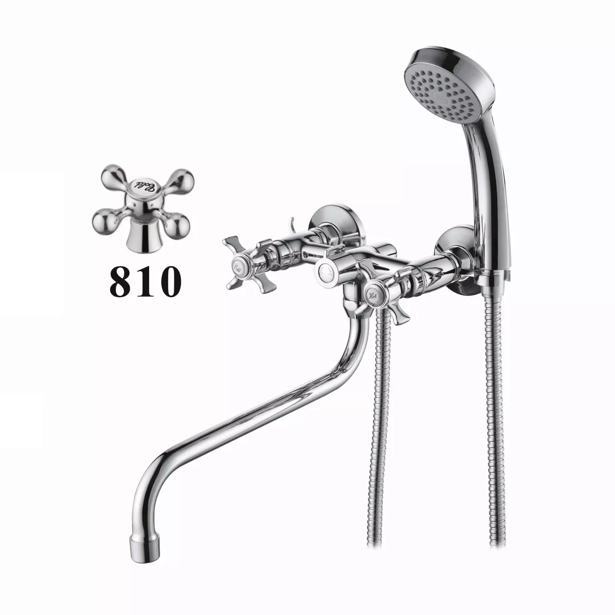 

Смеситель для ванны D-Lin D143810, хром