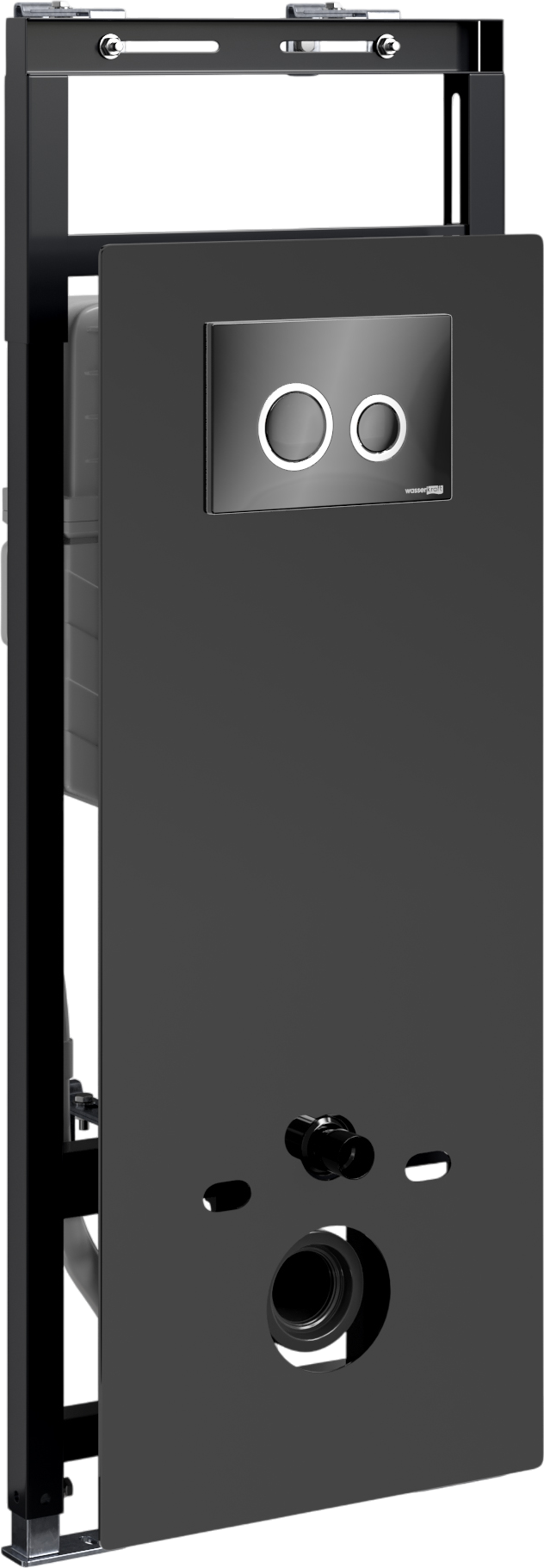 

Система инсталляции для унитазов Wasserkraft Salm 27TLT.010.ME.BL.PB01 с кнопкой смыва черной