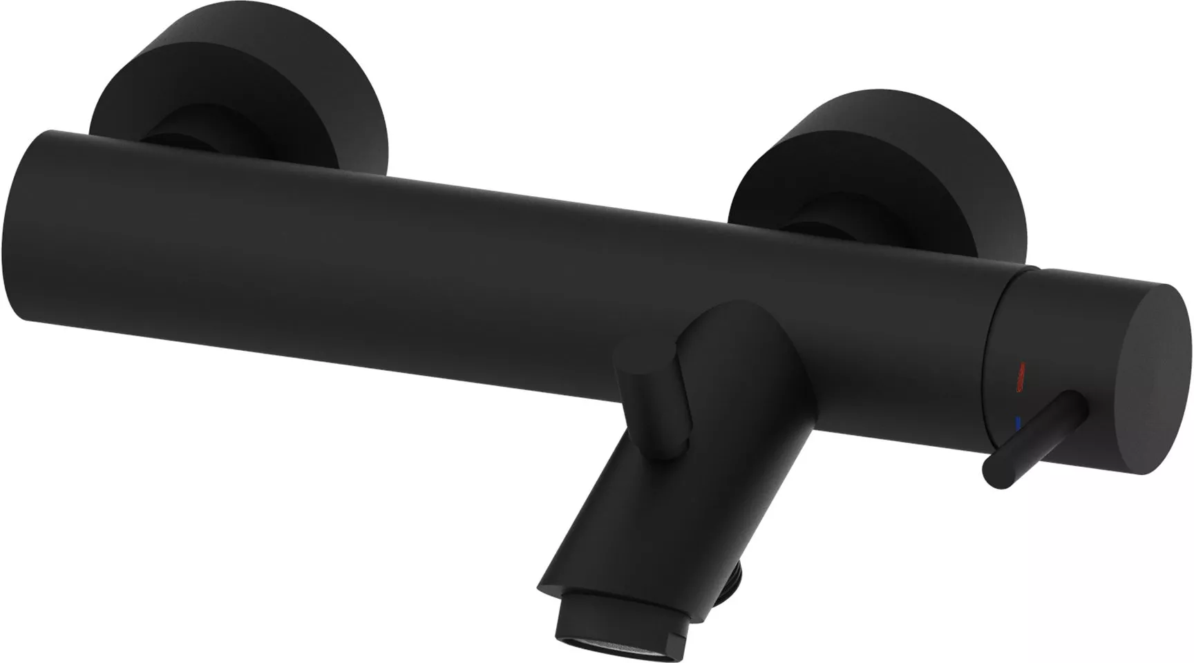 

Смеситель для ванны с душем Paffoni Light LIG022NO черный матовый