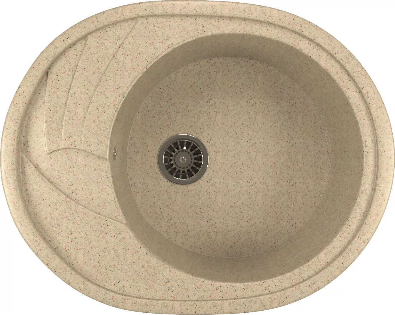

Мойка из искусственного мрамора MIXLINE ML-GM17 46,5x57 (525120, Бежевый;светло-розовая