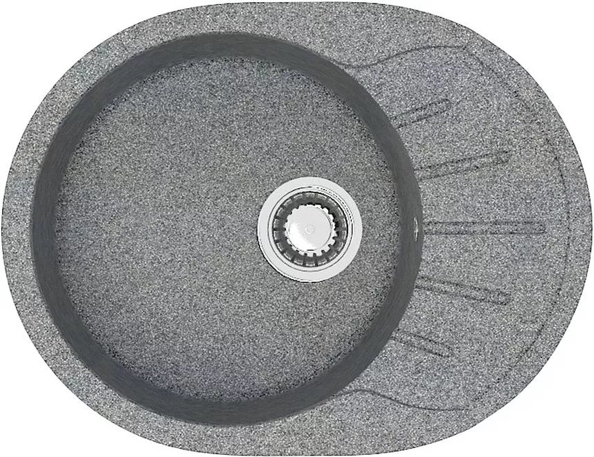 

Мойка мраморная ZETT lab.,Модель 10/Q8 (темно-серая).