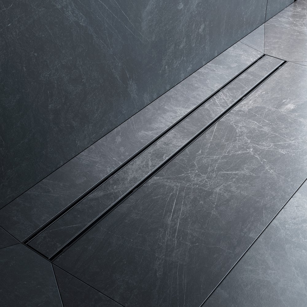 

Душевой трап (лоток) AM.PM PrimeFlow Tile 90 см, черный матовый
