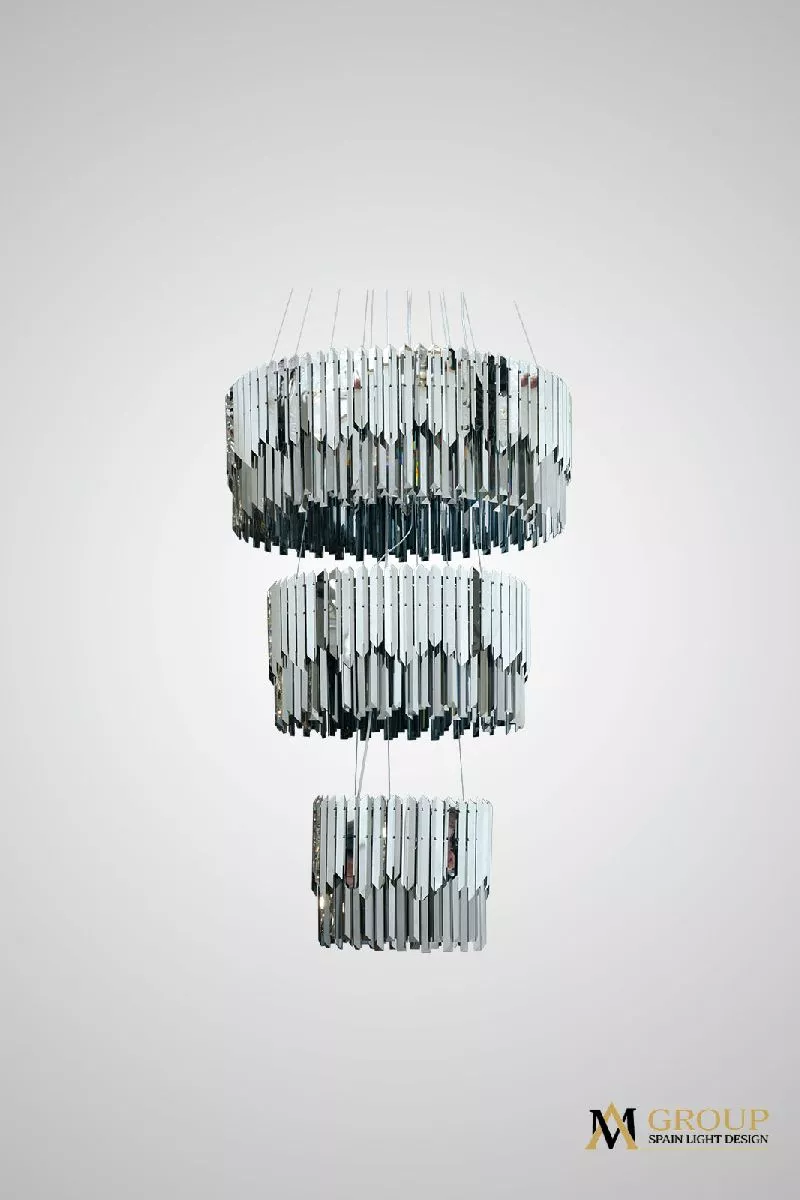 

Каскадная люстра AM Group ROBERTO CAVALLI L800+600+400 CH