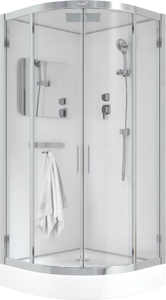 

Душевая кабина Ceruttispa Viva 101 100x100, профиль хром