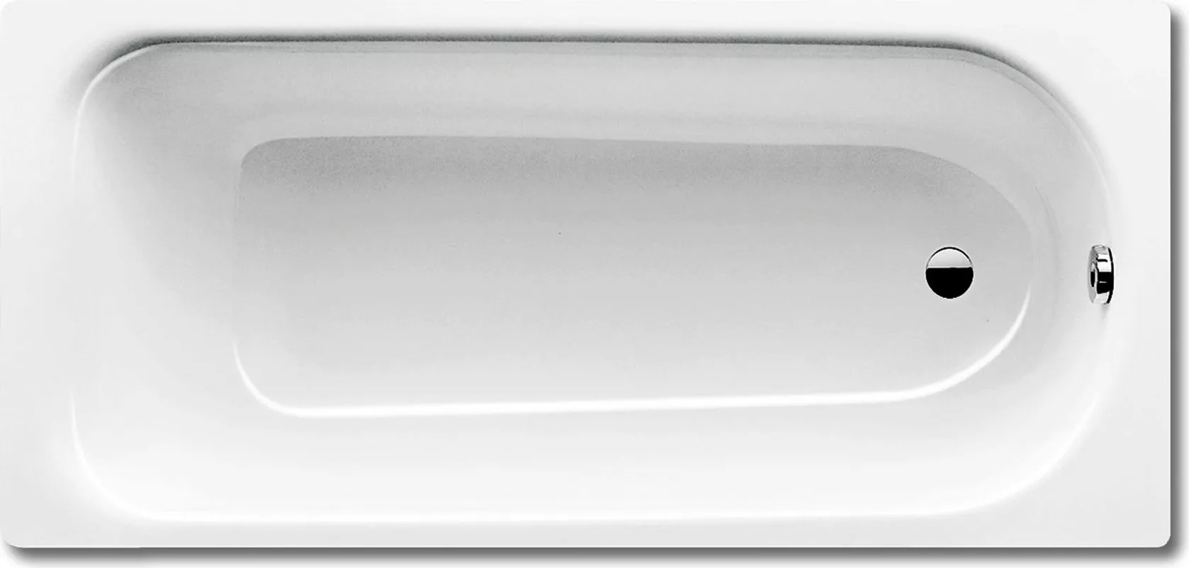 Стальные ванны Стальная ванна Kaldewei Advantage Saniform Plus 363-1 с покрытием Anti-Slip и Easy-Clean 170x70