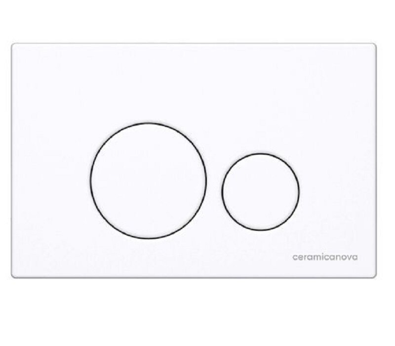 CN001W Кнопка Round для инсталляции Invision цвет белый