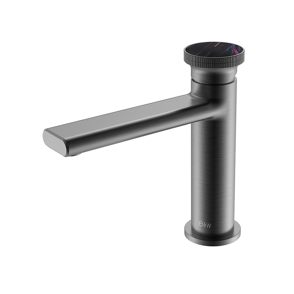 

Смеситель для раковины Black&White Gravity 7107GM gun metal