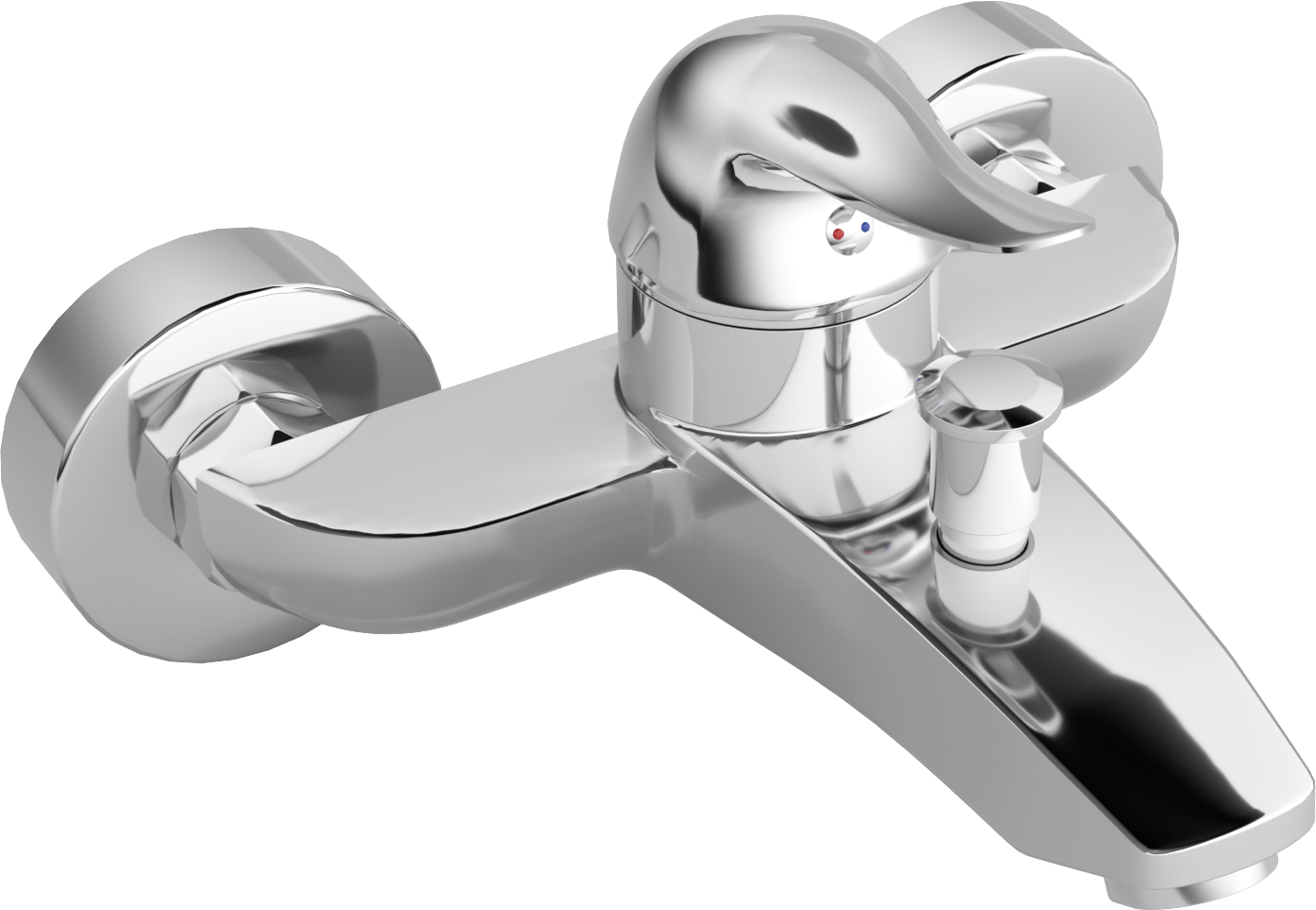 

Смеситель для ванны с душем MEGA Mercan MG-SER103-i хром