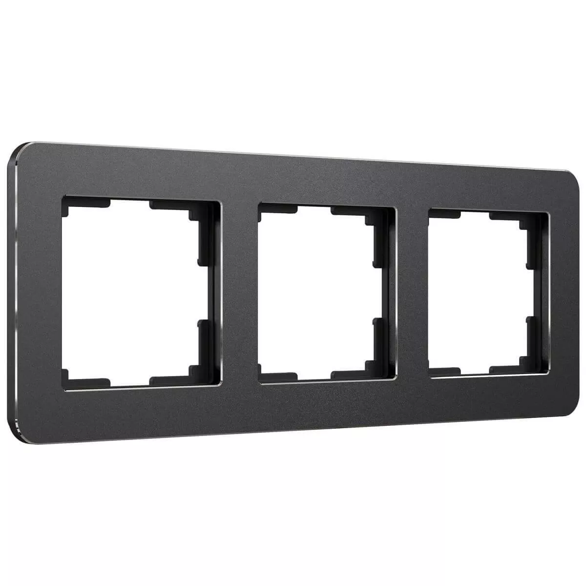 

Рамка Werkel Platinum на 3 поста черный алюминий W0032608 4690389184482