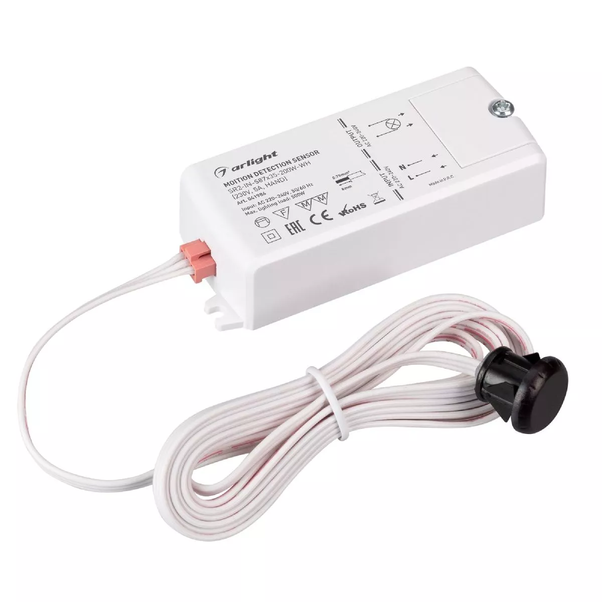 

ИК-датчик Arlight SR2-IN-S87x35-200W-WH (230V, 5A, HAND) 041986