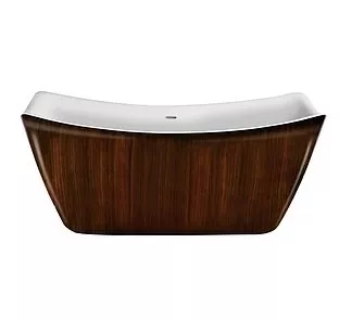 Акриловая ванна Lagard Meda 170x78 см (MEDA Brown Wood)