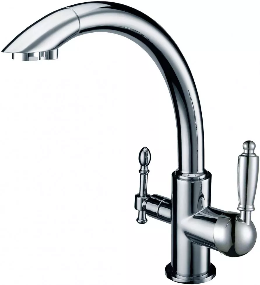

Смеситель для кухни Zorg Clean Water ZR 314 YF-33 с подключением фильтра, хром