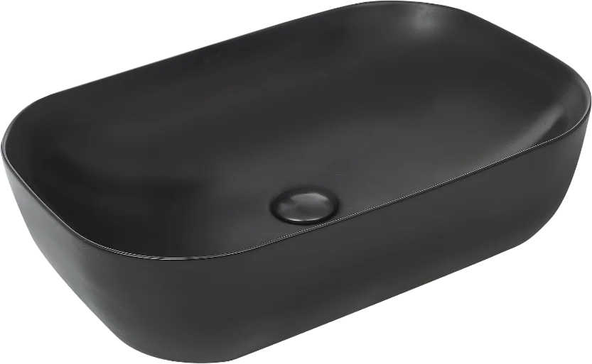 

Раковина накладная Weltwasser Elbach 61х40 10000004529 черный матовый