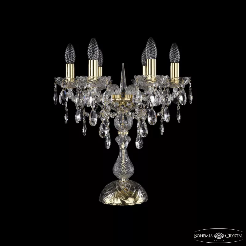 

Настольная лампа Bohemia Ivele Crystal 1415L/6/141-47 G
