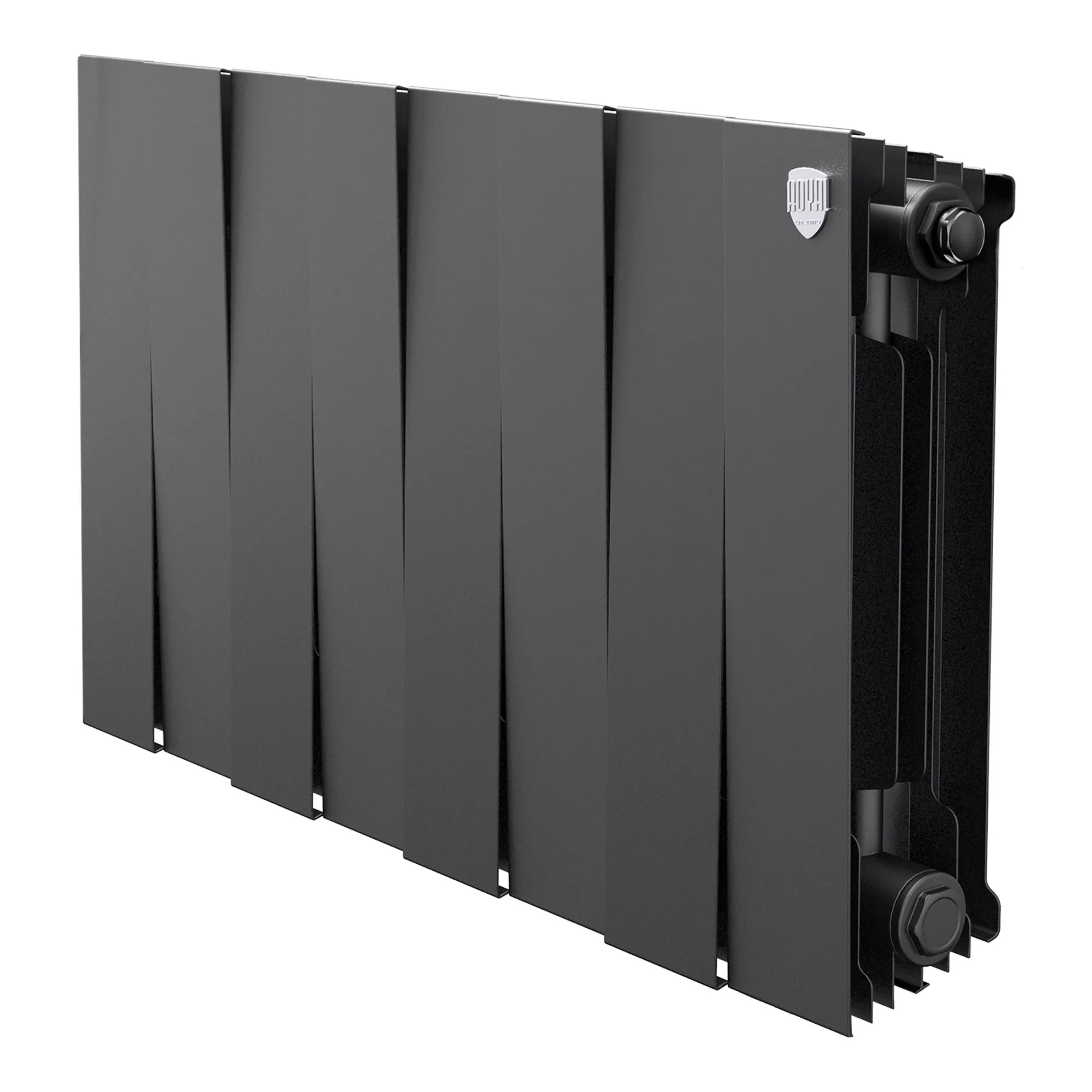 

Радиатор биметаллический Royal Thermo PianoForte 300 Чёрный - 8 секц.