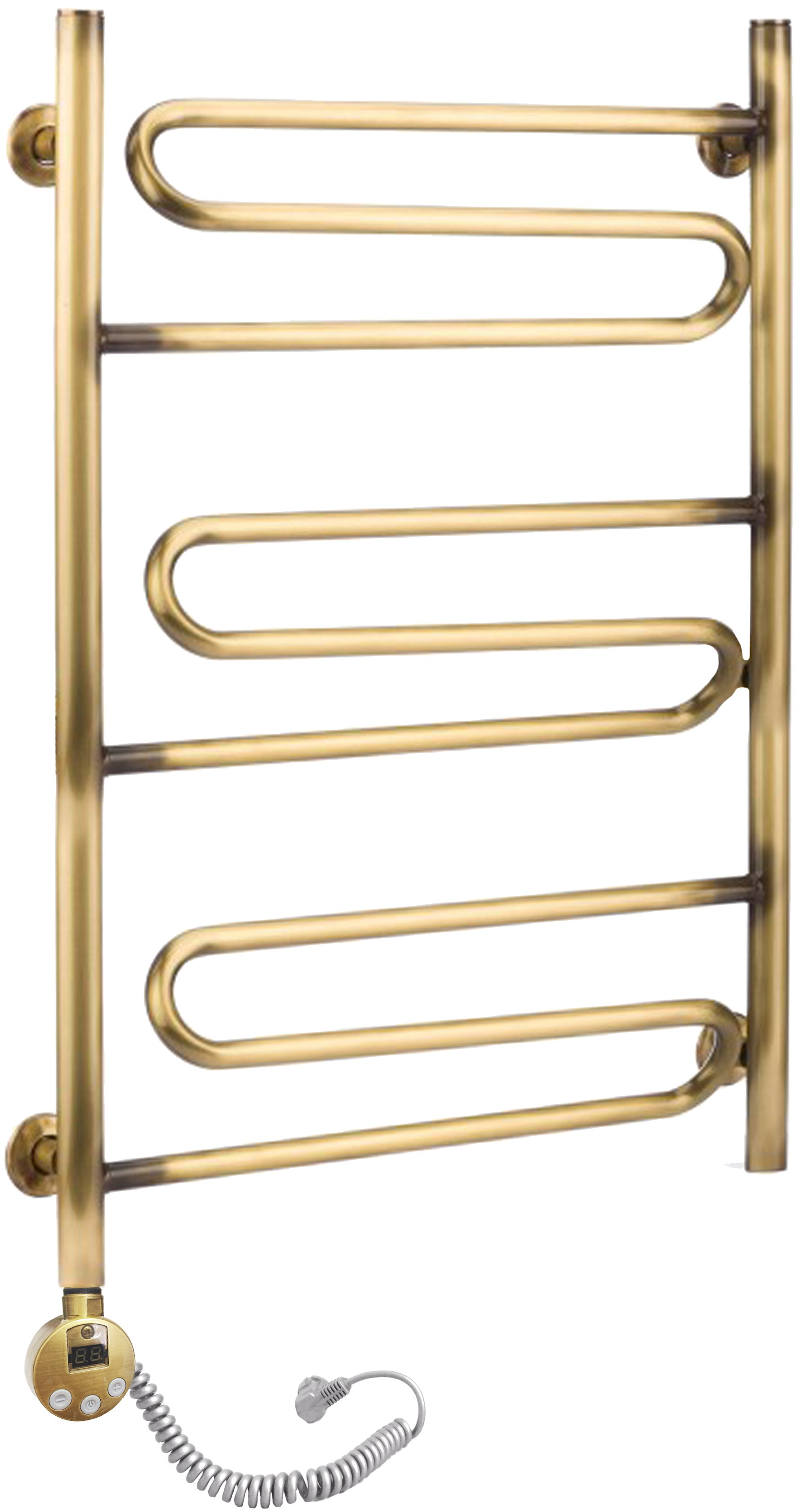 

Полотенцесушитель электрический Domoterm Офелия П9 50x70, античная бронза, L