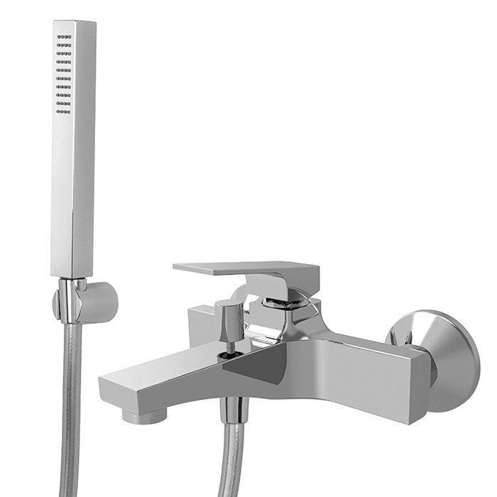 

FIT Cмесит.для ванны с переключателем с душ. комплектом, хром