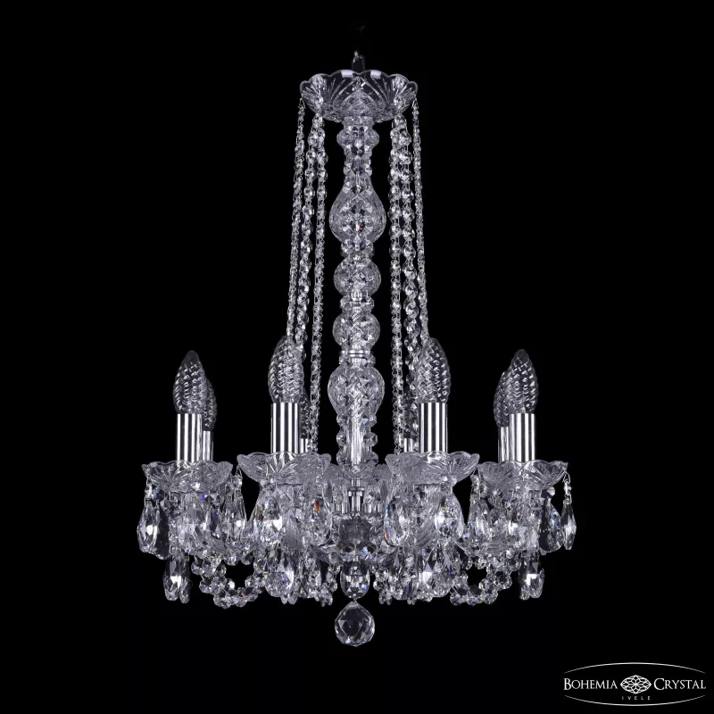 

Подвесная люстра Bohemia Ivele Crystal 1402/8/141/h-57 Ni