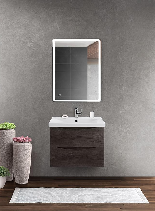 

Комплект мебели BelBagno Marino-Cer 70 темное дерево
