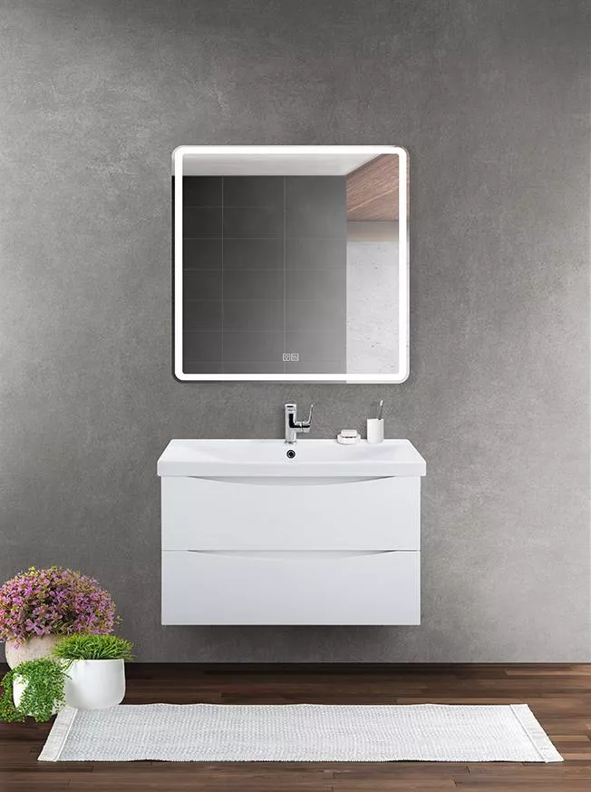 

Комплект мебели BelBagno Marino-Cer 90 белый матовый