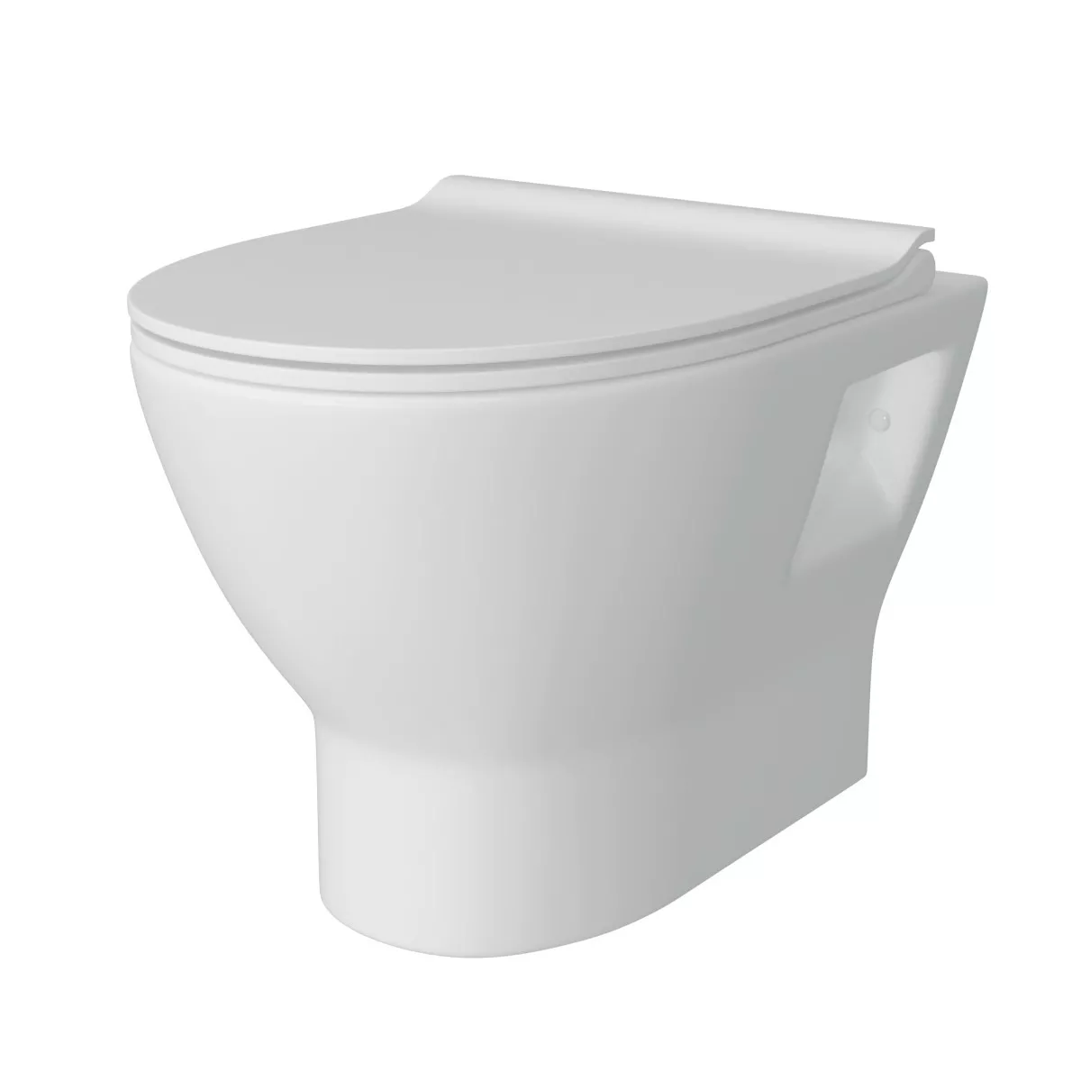 

Унитаз подвесной Maretti Ritta безободковый с микролифтом, RI10PBM53-844, белый