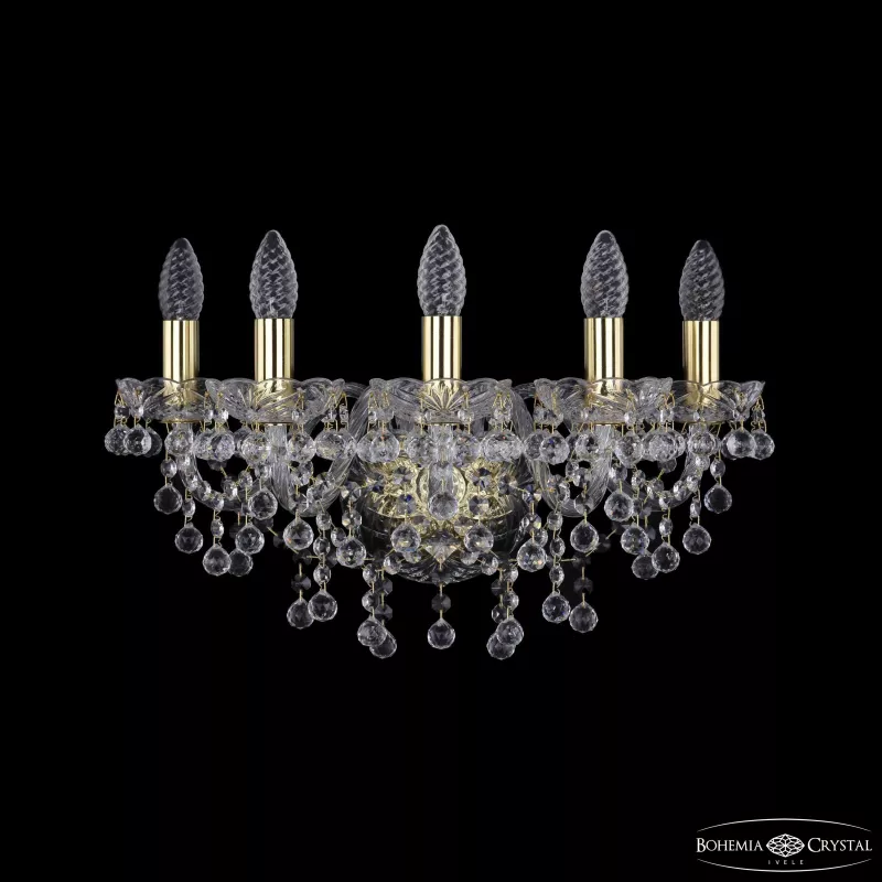 Бра с 3 лампами  Santehnika Room Бра Bohemia Ivele Crystal 1409B/5/160 G