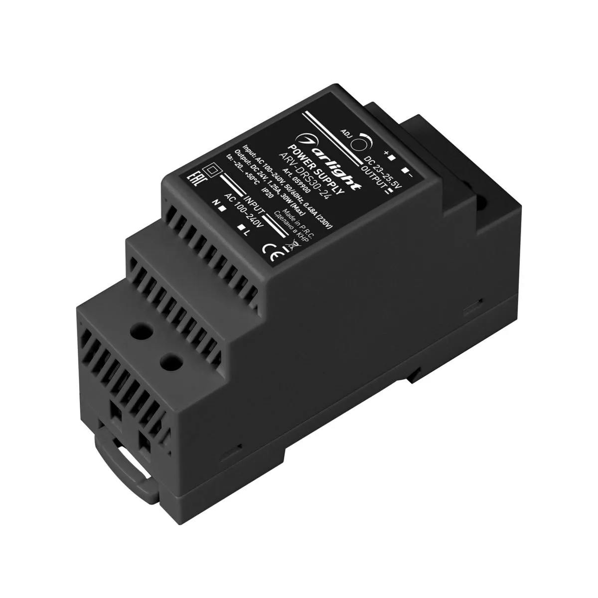 

Блок питания Arlight ARV-DRS-36-24 (24V, 1.5A, 36W) (IP20 DIN-рейка) 059900