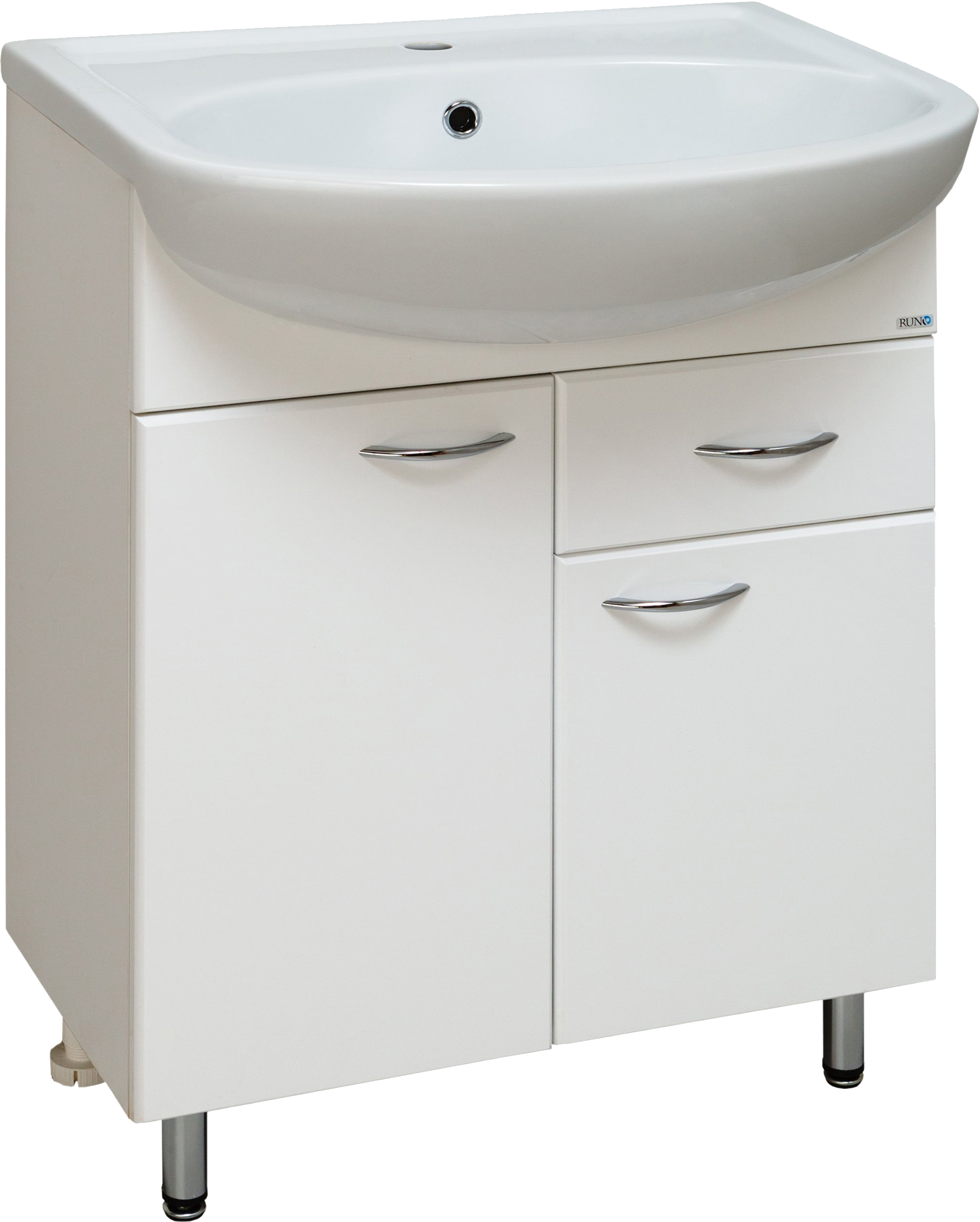 

Тумба под раковину Runo Уют 60 с 1 ящиком