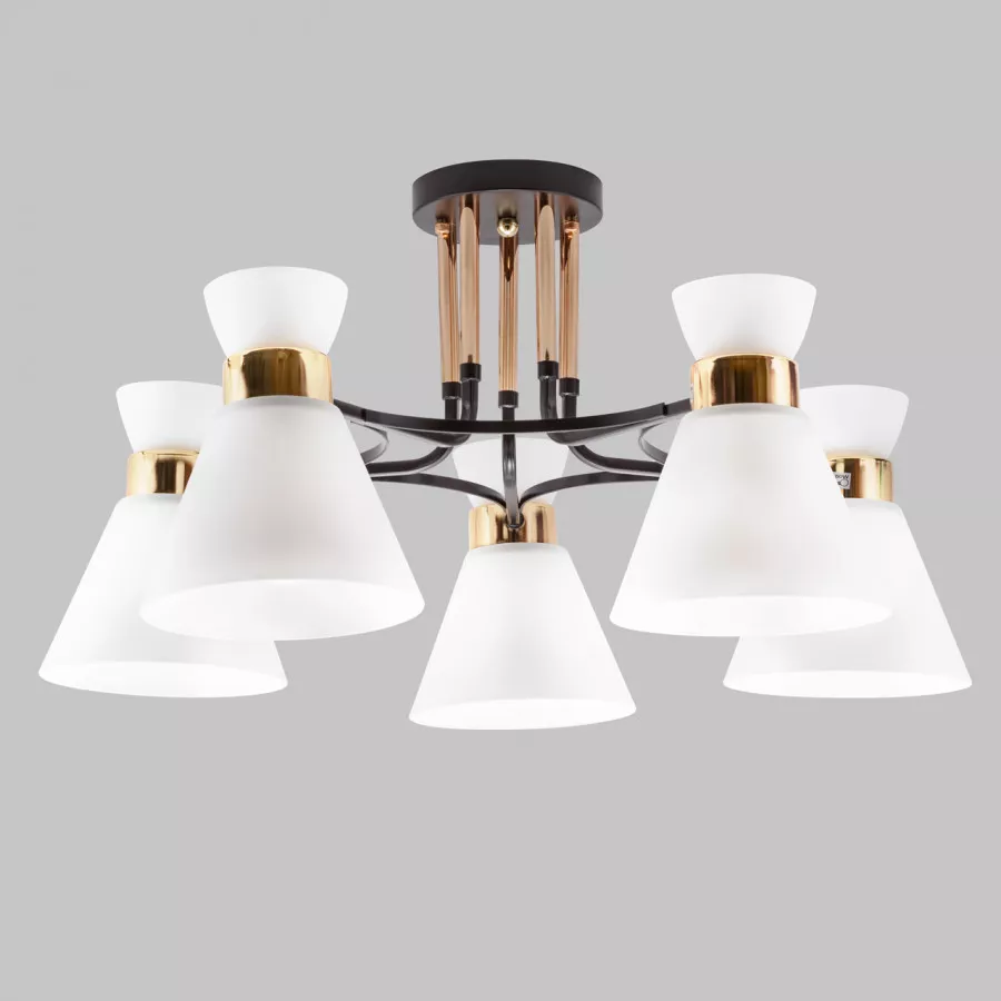 

Потолочная люстра IMEX MD.5692-5-S-COFFEE+FGD