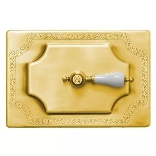 Клавиша смыва Migliore OTTONE CLASSIC золото, с отверстием для ручки