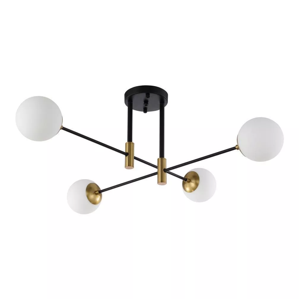 

Потолочная люстра Crystal Lux Fidel PL4 Black