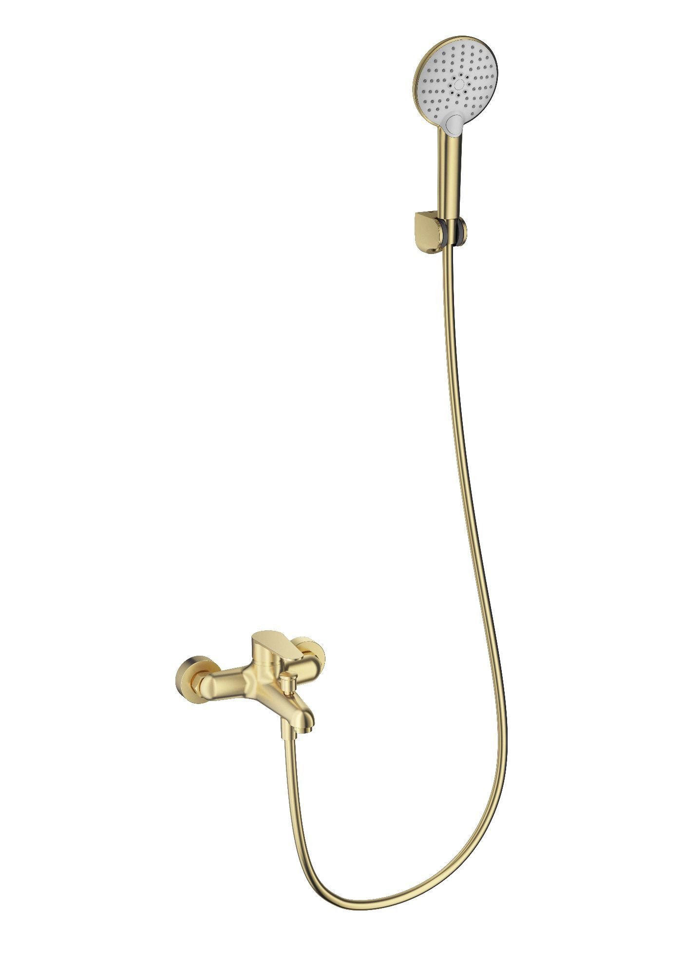 

Смеситель для ванны с душем Wonzon & Woghand Alfa WW-AE3204-BG брашированное золото