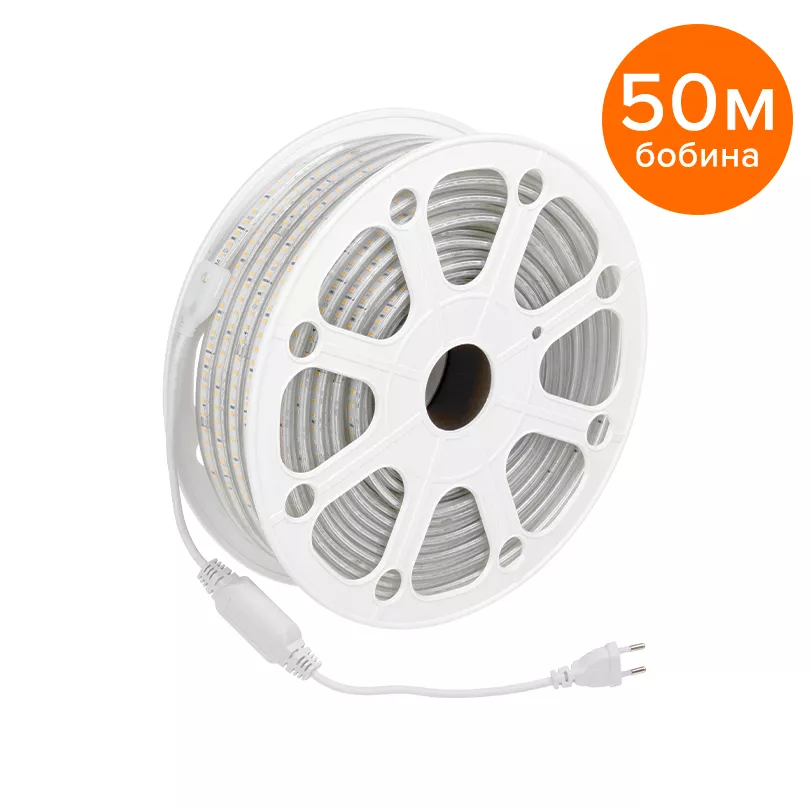 

Светодиодная герметичная лента Wolta WLS-220V-2835-10W/6500/S120