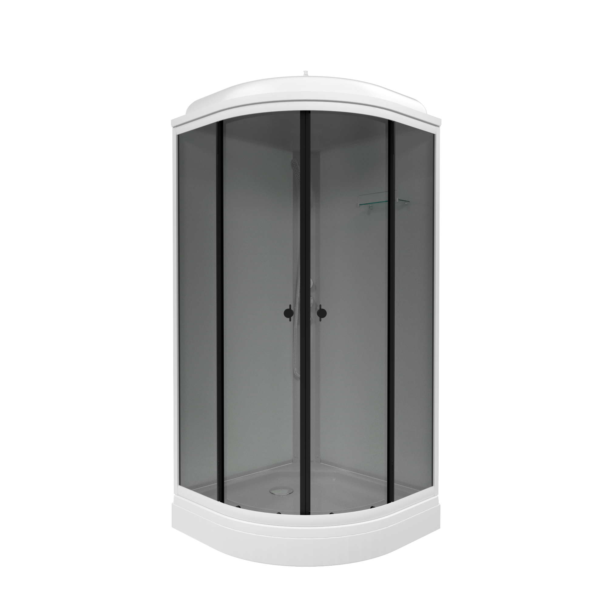 

Душевая кабина Triton Грэй Щ0000066462 90х90 см, белая