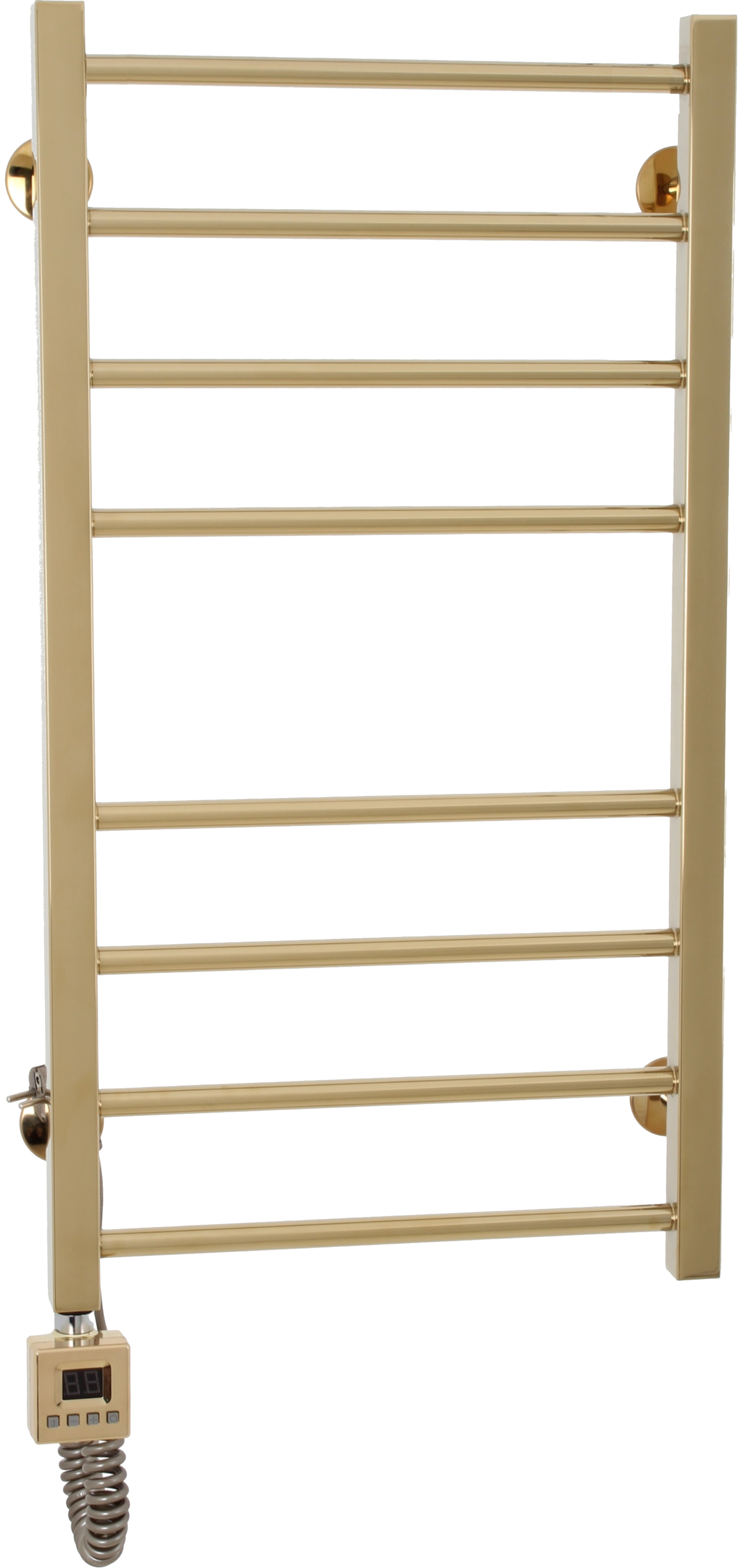

Полотенцесушитель электрический Domoterm Квадро П8 50x80, левый, золото