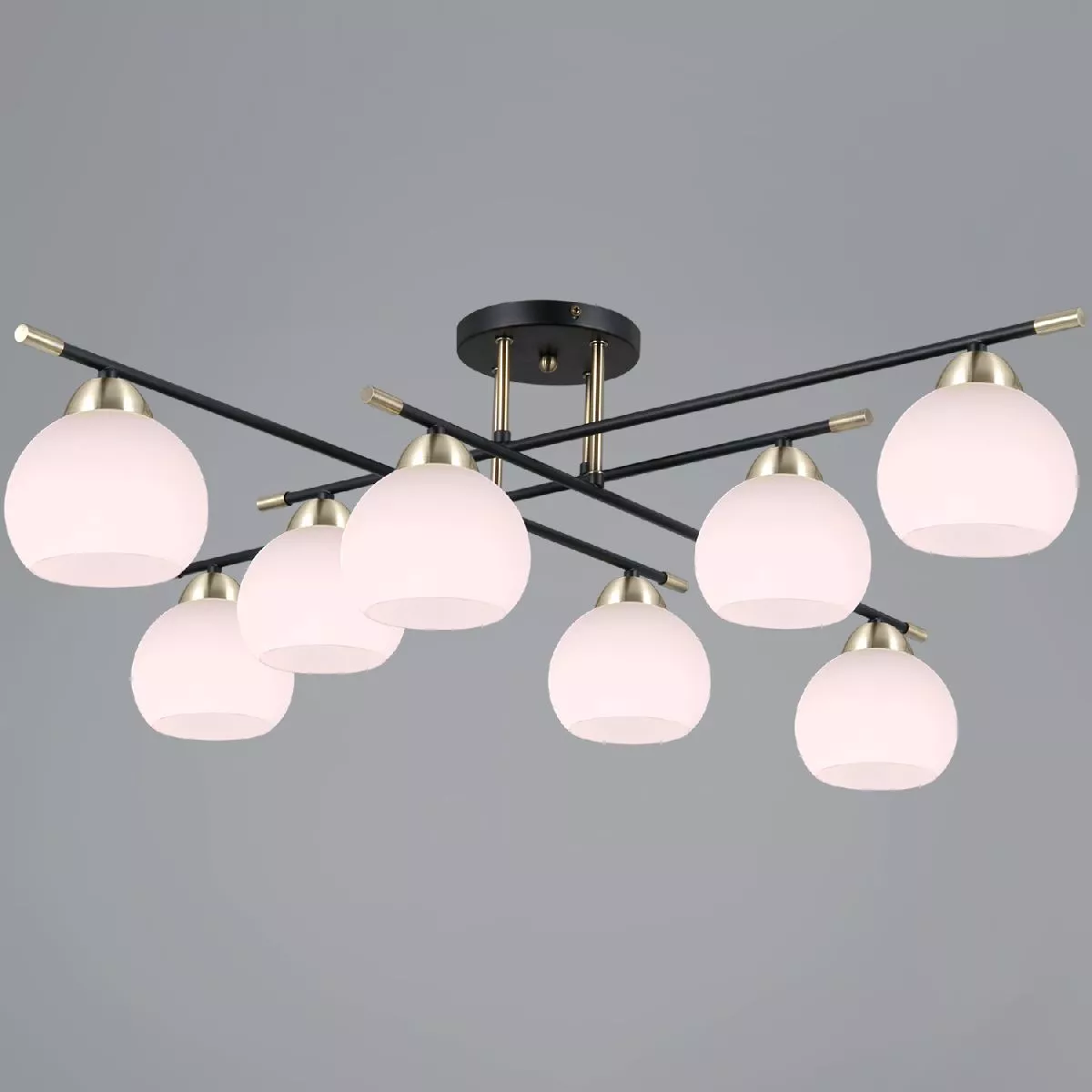 

Потолочная люстра Illumico IL0446-8CSQ-24 BK AB LIBRA