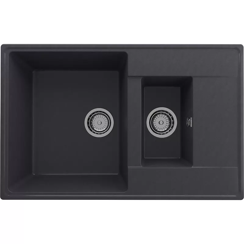 

Мойка кухонная Ulgran Quartz Prima 78 черный