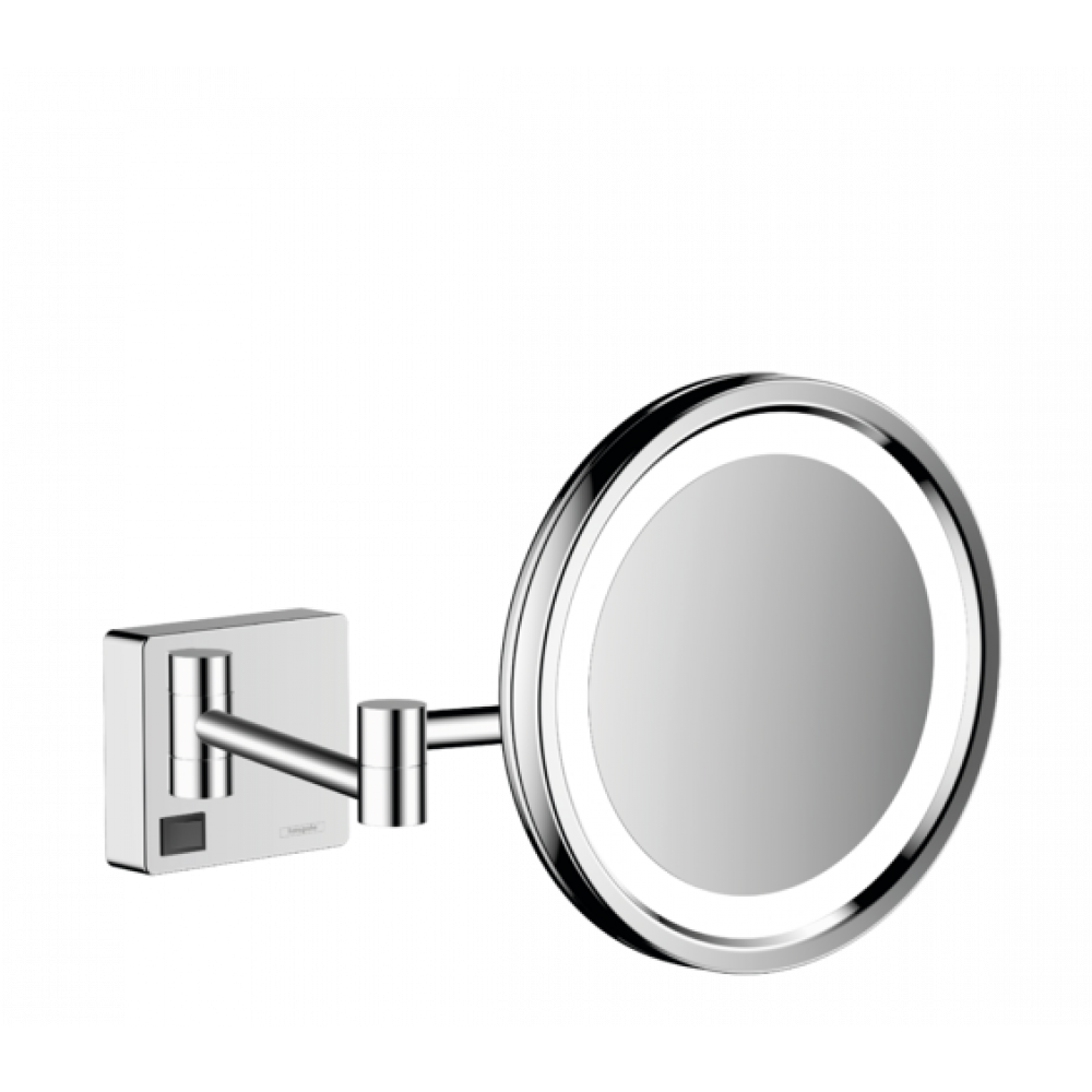 Косметическое зеркало с подсветкой AddStoris Hansgrohe 41790000, хром