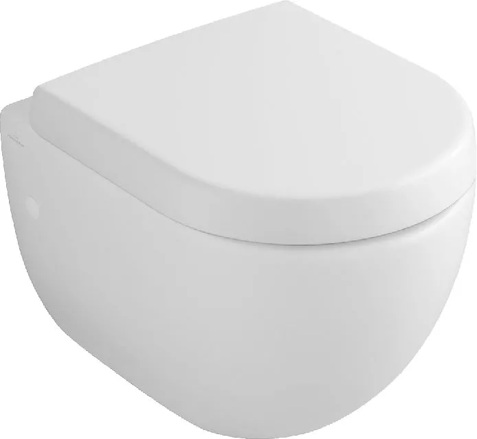 Чаша для унитаза подвесного Villeroy & Boch Subway 6604 1001 укороченная, alpin