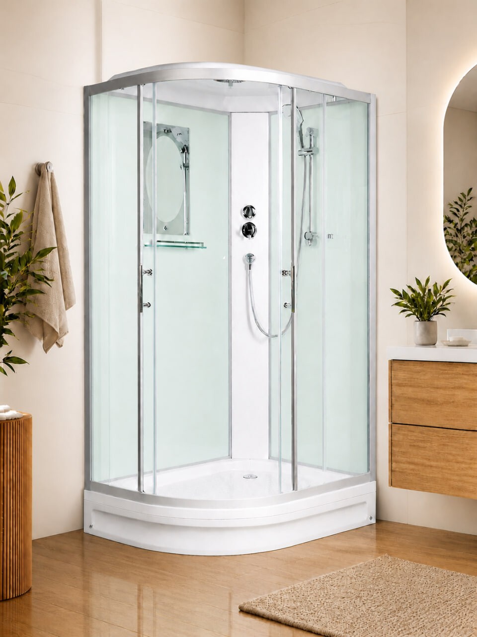 WW500 WERRA XL 12802 R Душевая кабина с поддоном