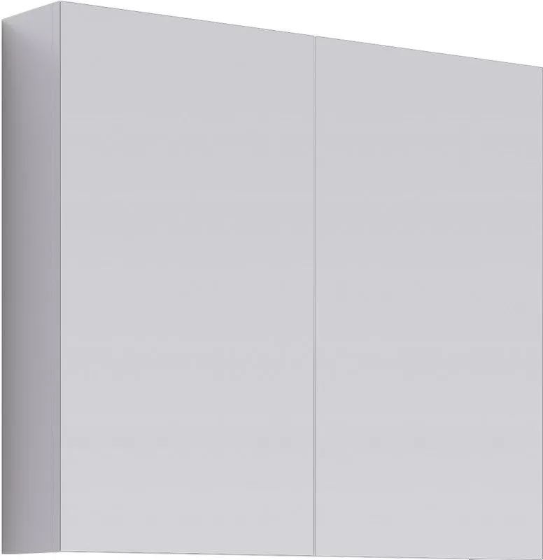 Зеркало в ванную Aqwella МС 80 см (МС.04.08), цвет белый - фото 1